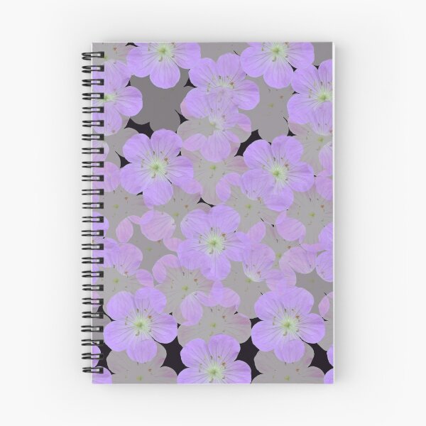 Item preview, patrón de flor morada designed and sold by eevee135.