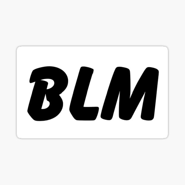 BLM OCD Pedal Logo Replacement Sticker