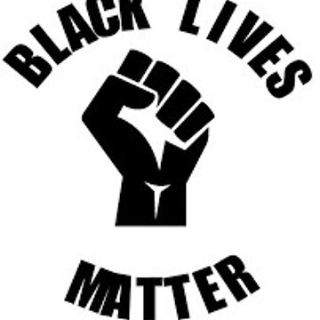 Artwork thumbnail, Black Lives Matter Black Power Fist Sticker by amayoros