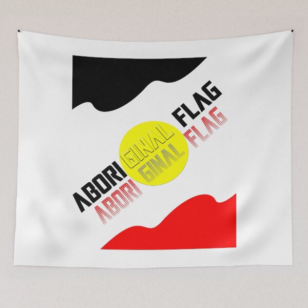 Item preview, aboriginal flag designed and sold by Aidaros.