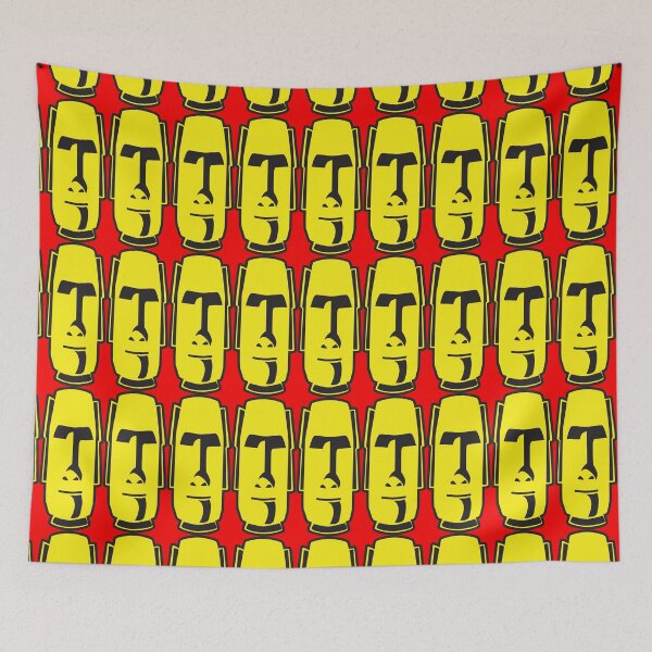 Item preview, Easter Island Head - Yellow designed and sold by Steamdrive.