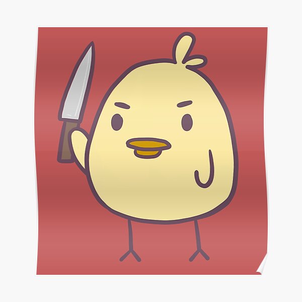 Duck With A Knife Posters | Redbubble