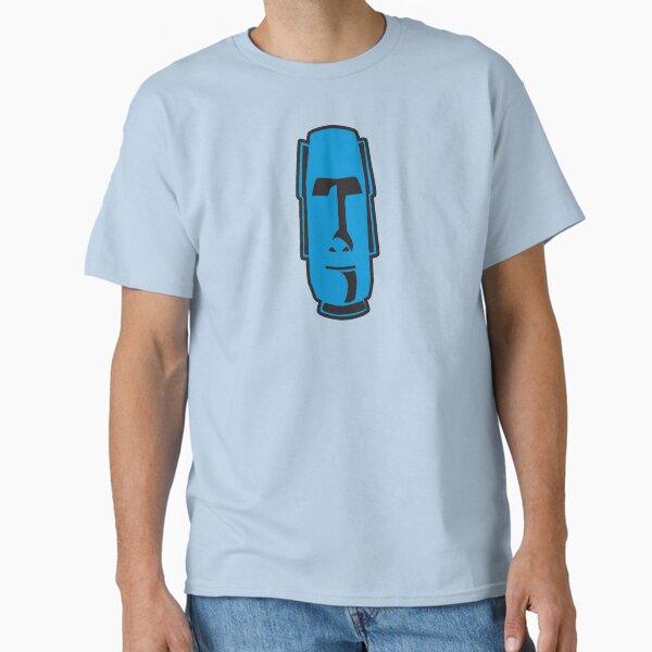 Item preview, Easter Island Head - Blue designed and sold by Steamdrive.