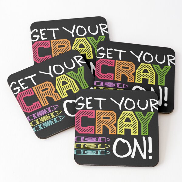 Item preview, Time to Get Crazy with Crayons Fun Design for Teachers print designed and sold by Lisbob.