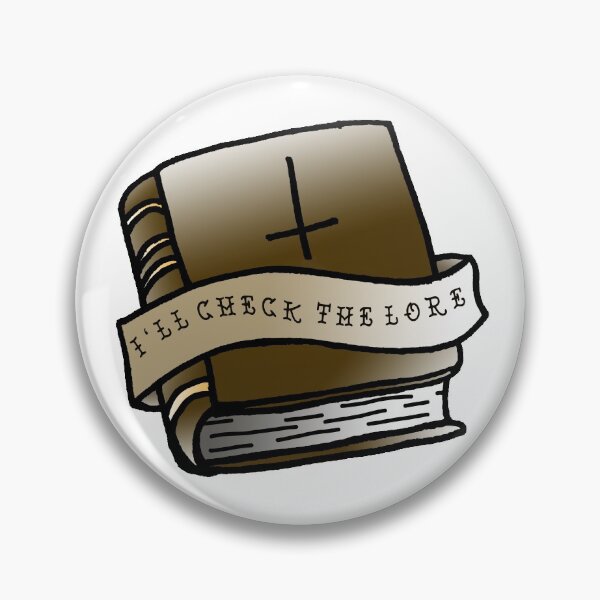 Item preview, INKStyle 'I'll Check the Lore' Sam Supernatural Quote designed and sold by FandomINK.