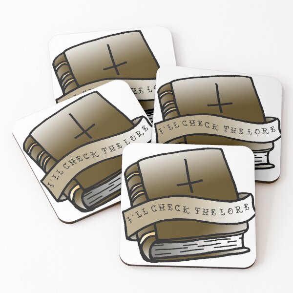 Item preview, INKStyle 'I'll Check the Lore' Sam Supernatural Quote designed and sold by FandomINK.