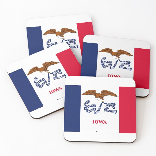 Item preview, IOWA STATE FLAG PRIDE MASK PIN TEE designed and sold by denisetees.