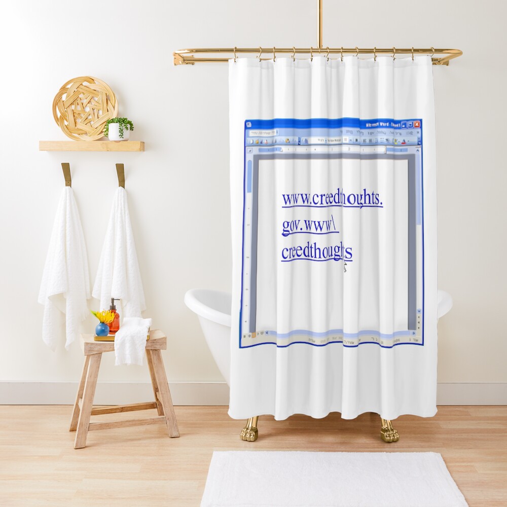 creed-thoughts-microsoft-word-document-shower-curtain-for-sale-by-royalfinity-redbubble