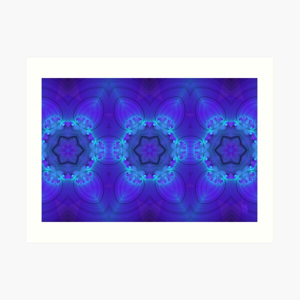 Glowing StarFlower Art Print