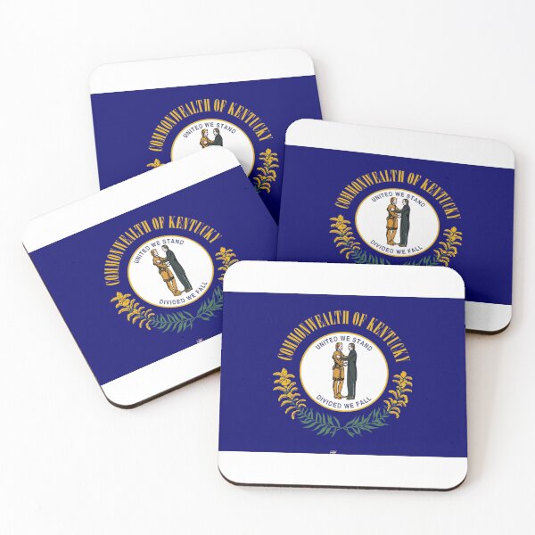 Item preview, KENTUCKY STATE FLAG PRIDE MASK PIN TEE designed and sold by denisetees.