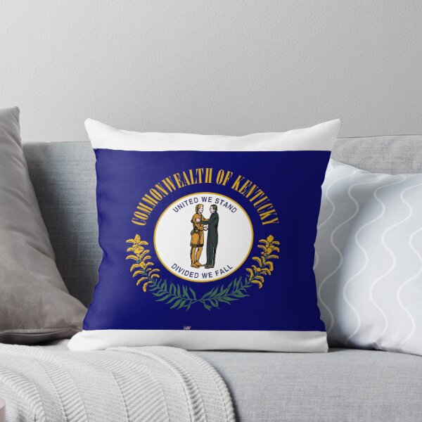 Item preview, KENTUCKY STATE FLAG PRIDE MASK PIN TEE designed and sold by denisetees.