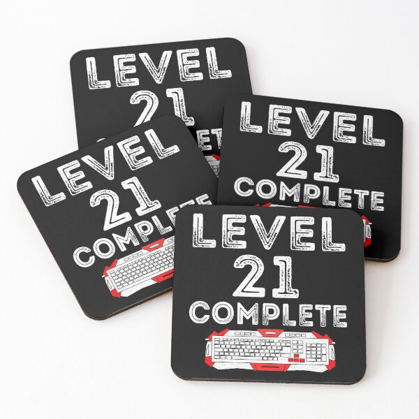 Item preview, Level 21 Complete | 21st Birthday Gift designed and sold by meedTee.