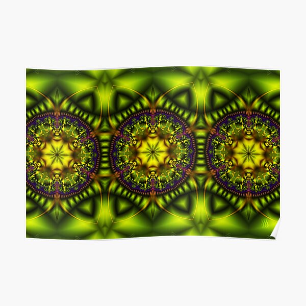 Green Lotus Poster