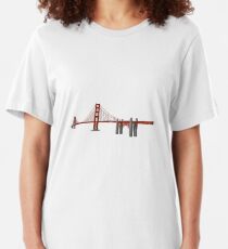 Golden Gate Bridge San Francisco Slim Fit T-Shirt