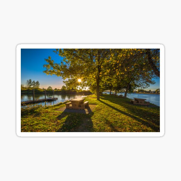 Item preview, Autumn at the picnic area in Richmond City  designed and sold by AlexLyubar.