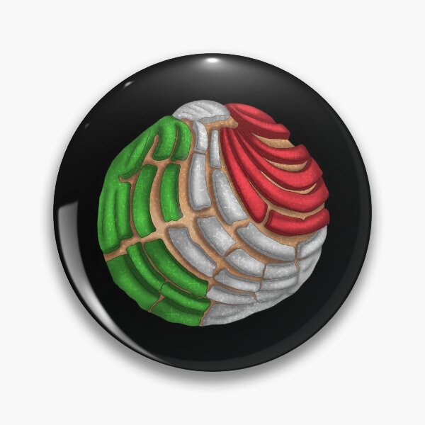 Item preview, Mexican Concha colored red white and green designed and sold by Toonskid.