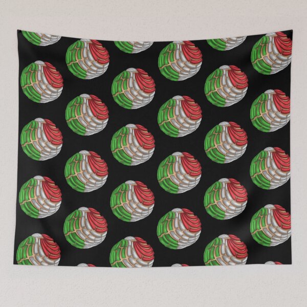 Item preview, Mexican Concha colored red white and green designed and sold by Toonskid.