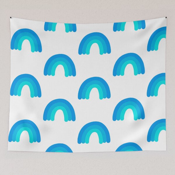 Item preview, Little blue rainbow designed and sold by skylarmariee.