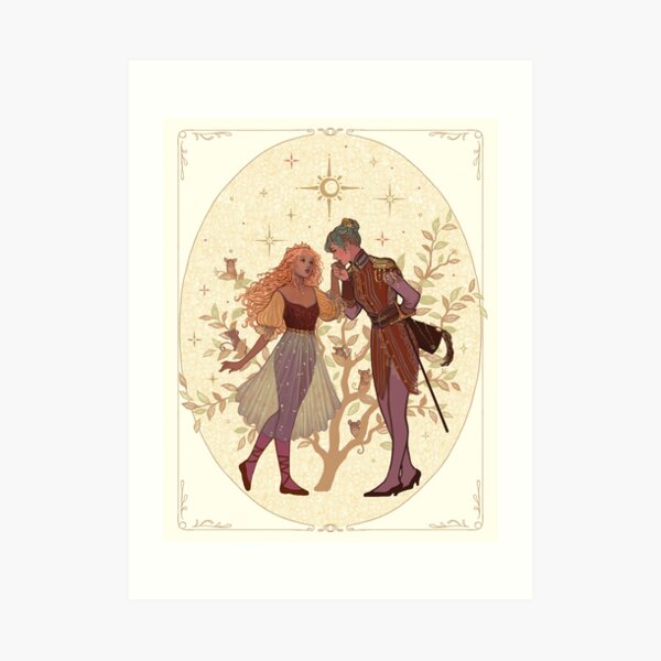 Clara and The Nutcracker Art Print