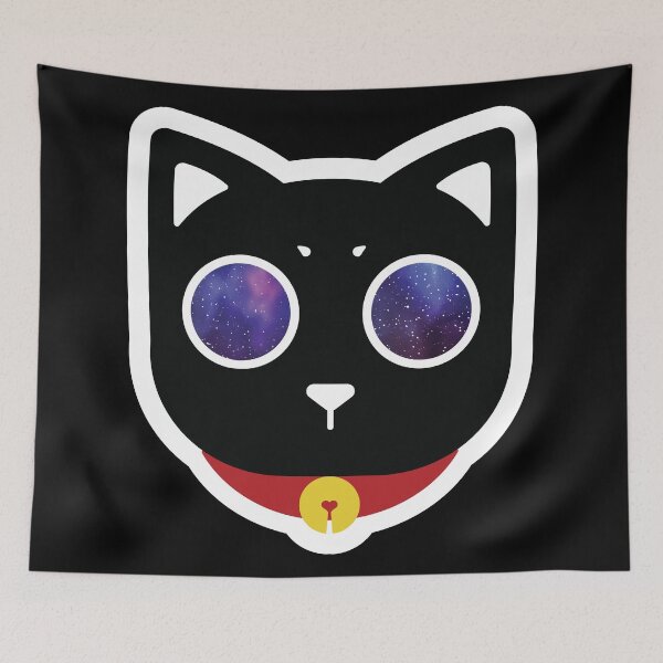 Item preview, Black Cat - Starry Eyes designed and sold by crismk.