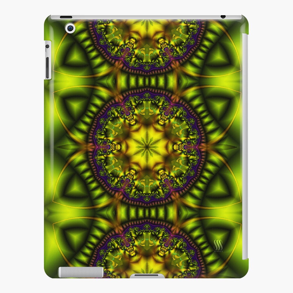 Green Lotus iPad Case & Skin
