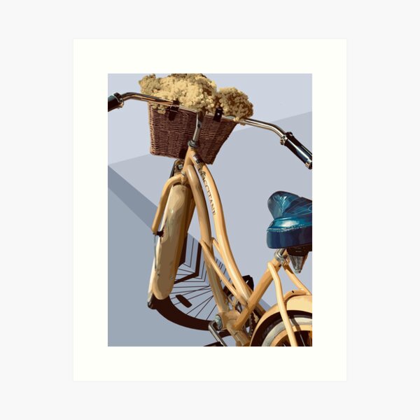 Happy Bike Art Print