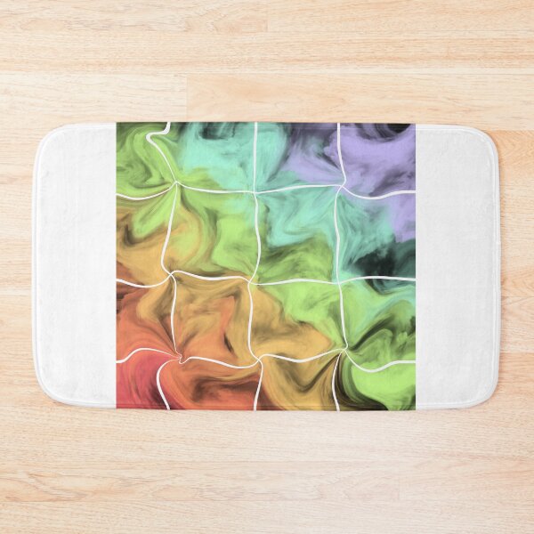 Item preview, Rainbow Distorted Grid designed and sold by hollydormer.