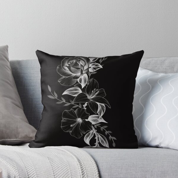 Item preview, Lily Rose and Hibiscus Floral Tattoo Design designed and sold by Tyler Rosso.