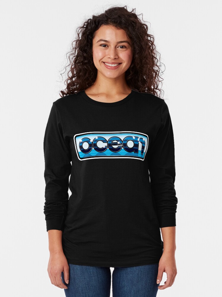 Imagen 2 de 5, Camiseta de manga larga con la obra Logotipo de Ocean Software de los años 80 - Recreación de alta calidad 100% (Amiga, C64, Amstrad, Spectrum), diseñada y vendida por ybotnosdirb.