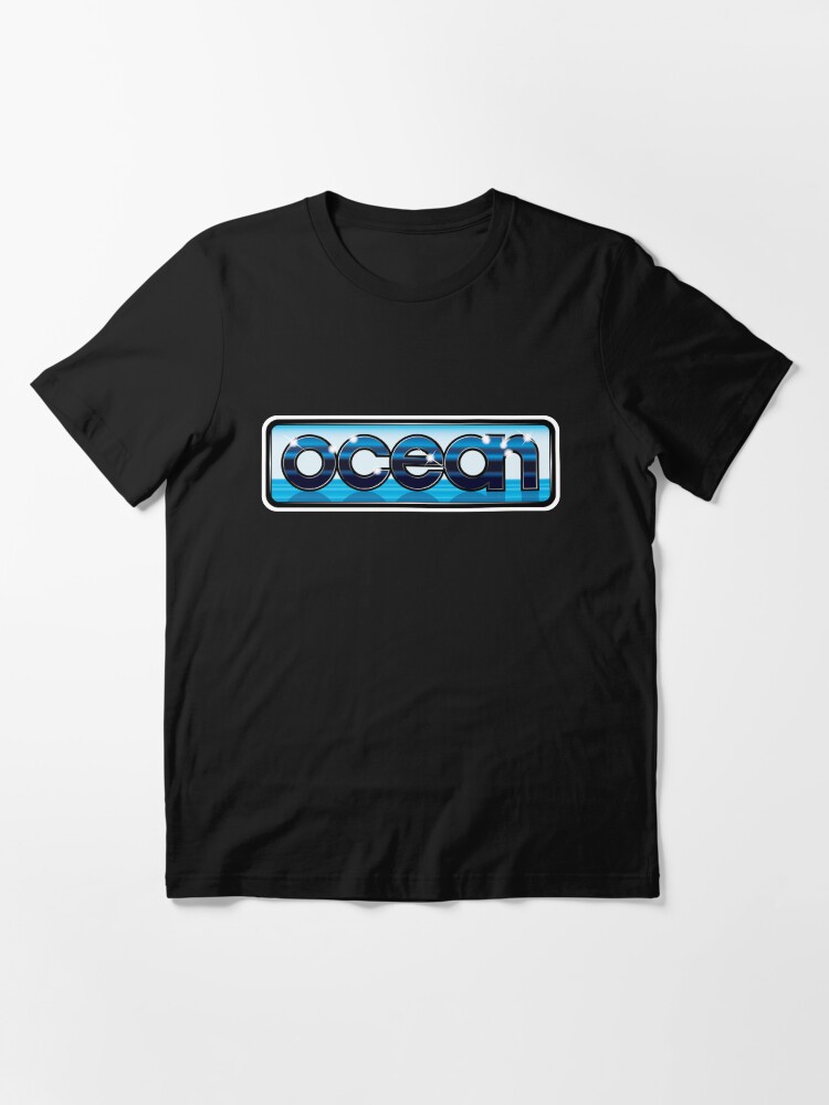 Imagen 3 de 7, Camiseta esencial con la obra Logotipo de Ocean Software de los años 80 - Recreación de alta calidad 100% (Amiga, C64, Amstrad, Spectrum), diseñada y vendida por ybotnosdirb.