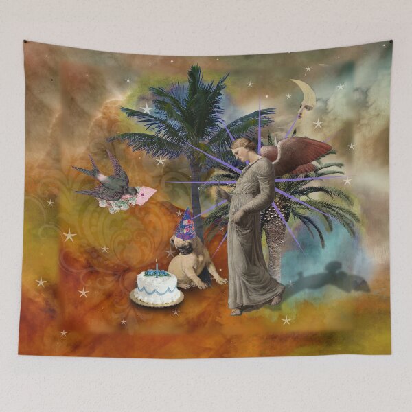 Item preview, Birthday For Mr. Puggles designed and sold by incarnations.