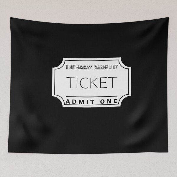 Item preview, The Great Banquet Ticket Classic designed and sold by VerbalTeeStore.