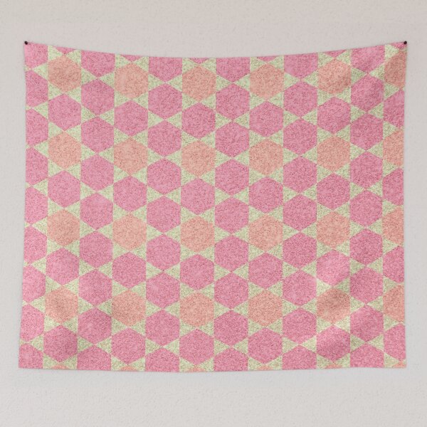 Item preview, Pink and Gold Geometric  designed and sold by Poetic Patterns Studio.