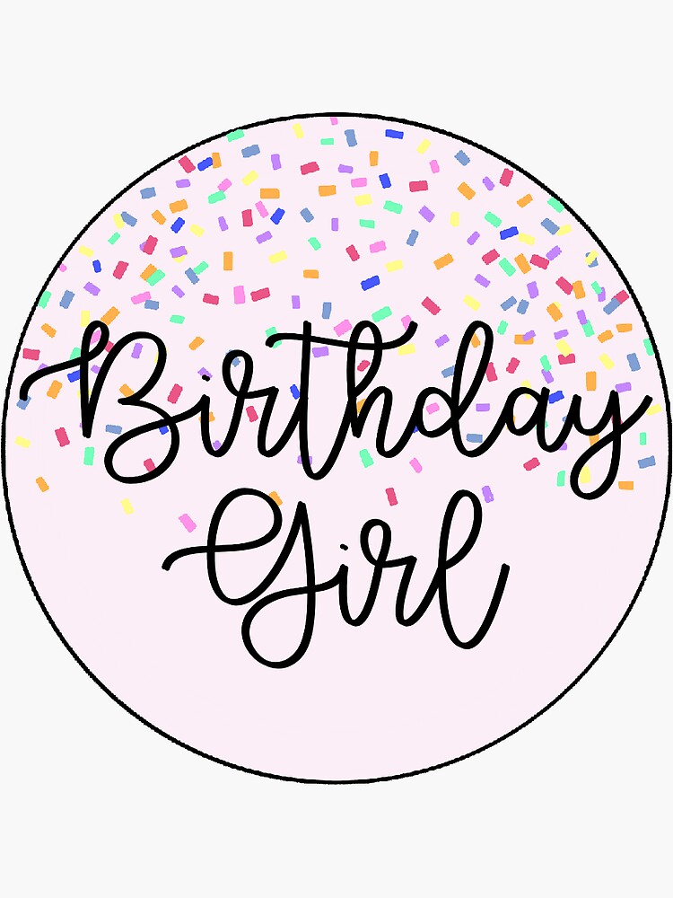 Birthday Girl Sticker