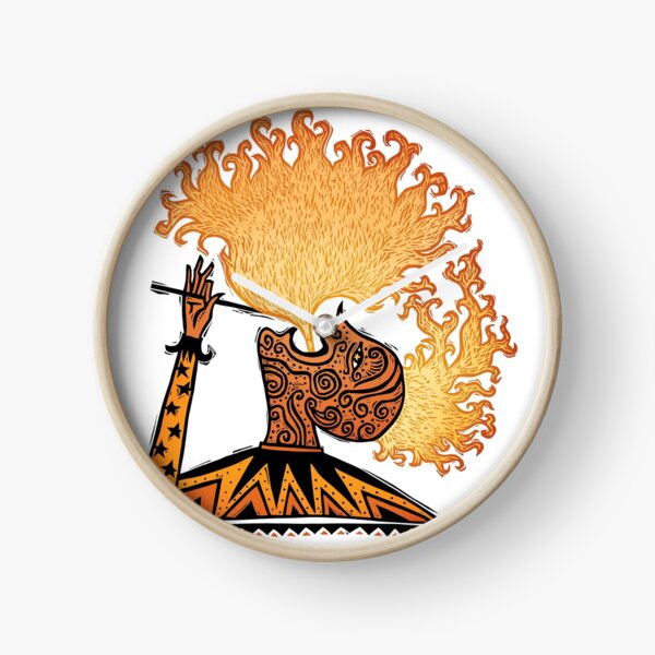 Fire Breather Clock