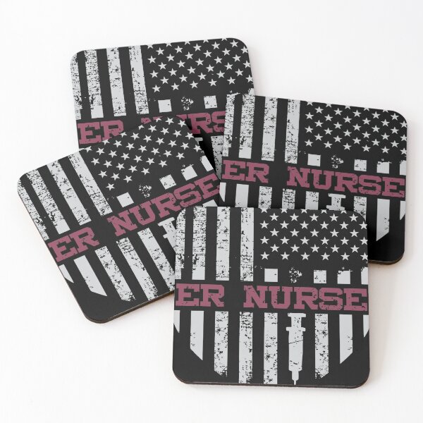 Item preview, USA Nurse Patriotic Healthcare Gift Design American graphic designed and sold by Lisbob.