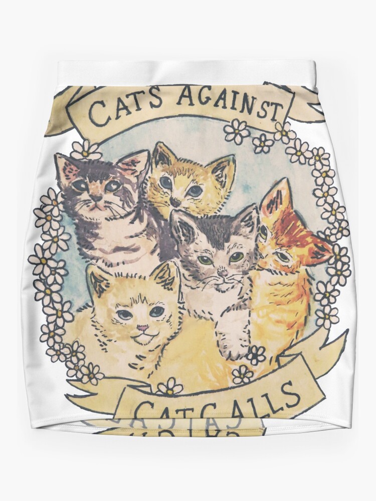 Disover Cats Against Cat Calls ORIGINAL (SEE V2 IN MY SHOP) Mini Skirt