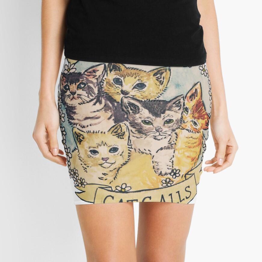 Discover Cats Against Cat Calls ORIGINAL (SEE V2 IN MY SHOP) Mini Skirt