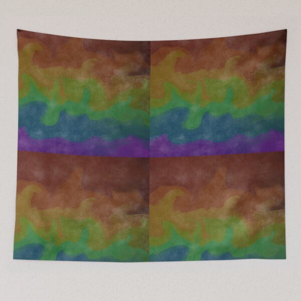 Item preview, vintage rainbow waves designed and sold by hollydormer.