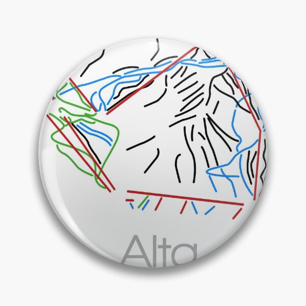 Item preview, Alta Utah | Tail Map | Ski | Snowboard | Utah | Mountain | Alta Ski designed and sold by ModernMap.