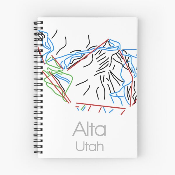 Item preview, Alta Utah | Tail Map | Ski | Snowboard | Utah | Mountain | Alta Ski designed and sold by ModernMap.