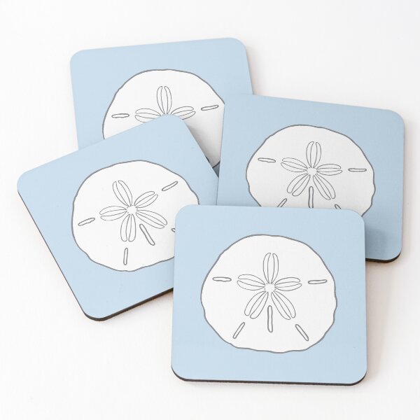 Item preview, Grey Sand Dollar Beach Illustration designed and sold by murialbezanson.