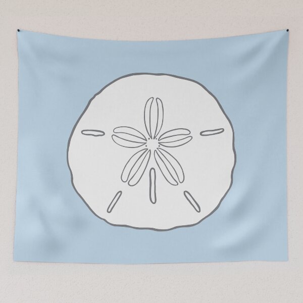Item preview, Grey Sand Dollar Beach Illustration designed and sold by murialbezanson.