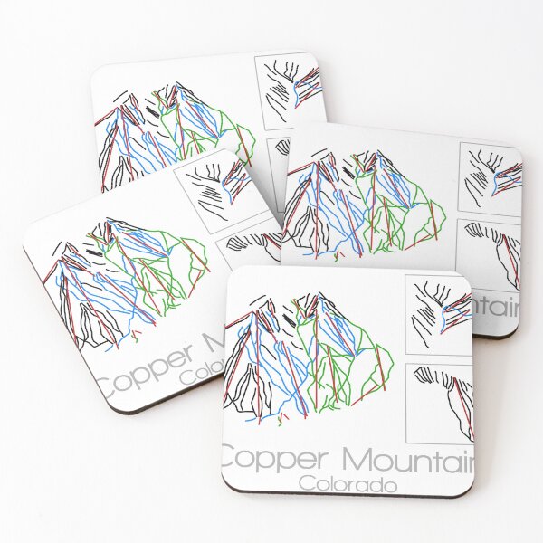 Item preview, Copper Mountain Colorado | Tail Map | Ski | Snowboard | Colorado| Mountain designed and sold by ModernMap.