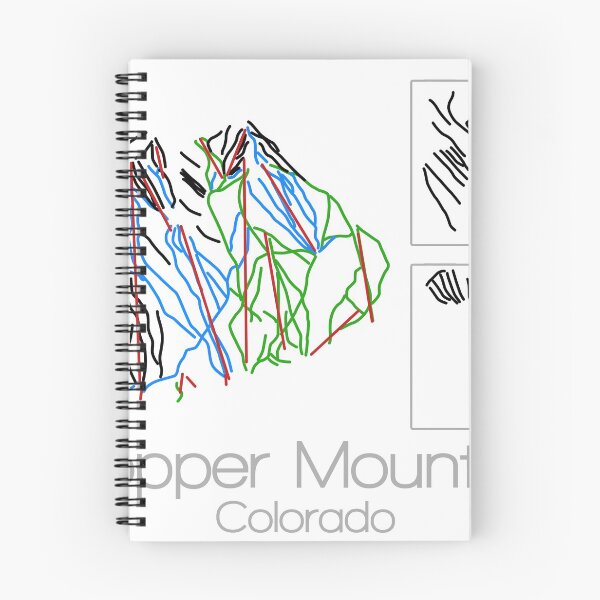 Item preview, Copper Mountain Colorado | Tail Map | Ski | Snowboard | Colorado| Mountain designed and sold by ModernMap.