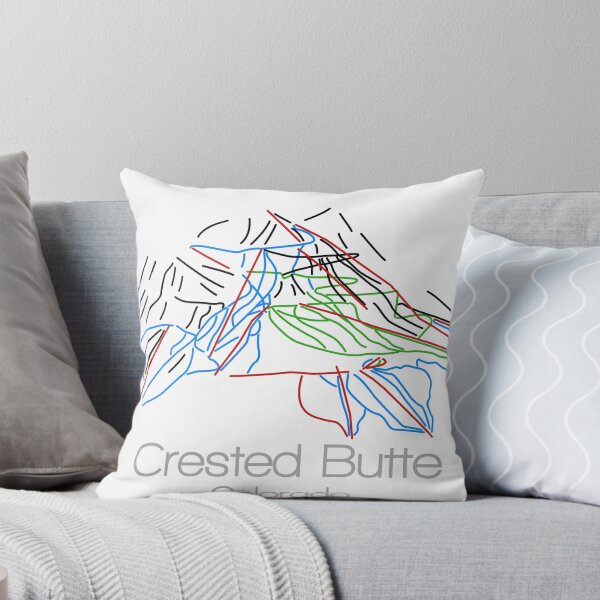 Artikelvorschau, Crested Butte Colorado | Heckkarte | Ski | Snowboard | Colorado | Berg entworfen und verkauft von ModernMap.