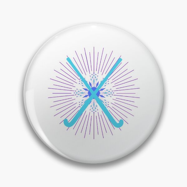 Artikelvorschau, Blue Field Hockey Mandala entworfen und verkauft von Noah357.