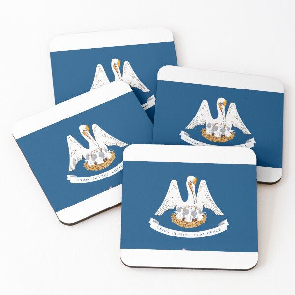 Item preview, LOUISIANA STATE FLAG PRIDE MASK PIN TEE designed and sold by denisetees.