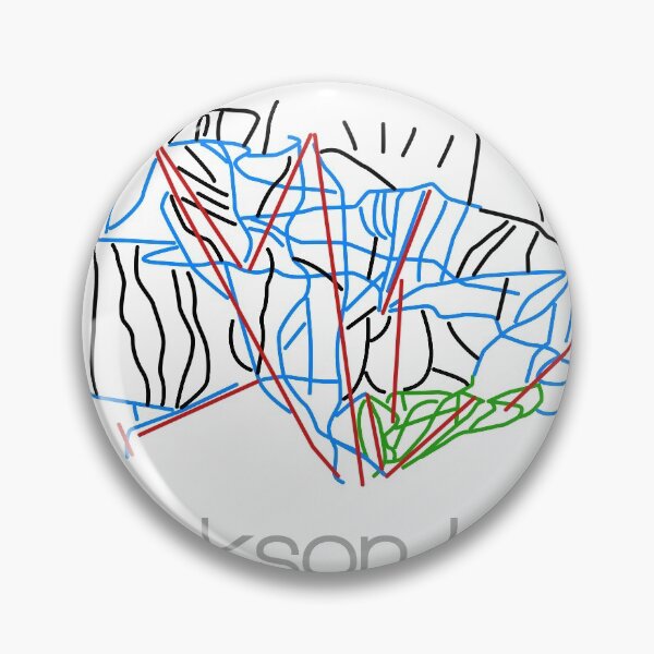 Artikelvorschau, Jackson Hole Wyoming | Heckkarte | Ski | Snowboard | Wyoming | Berg entworfen und verkauft von ModernMap.