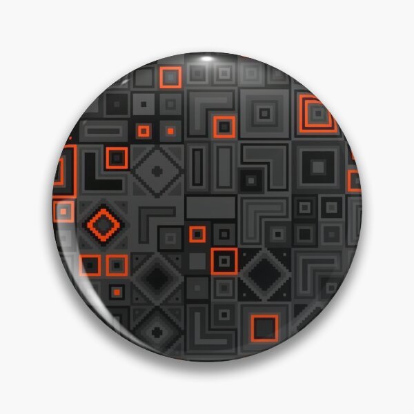 Item preview, Orange hacker style mask designed and sold by Attenea.